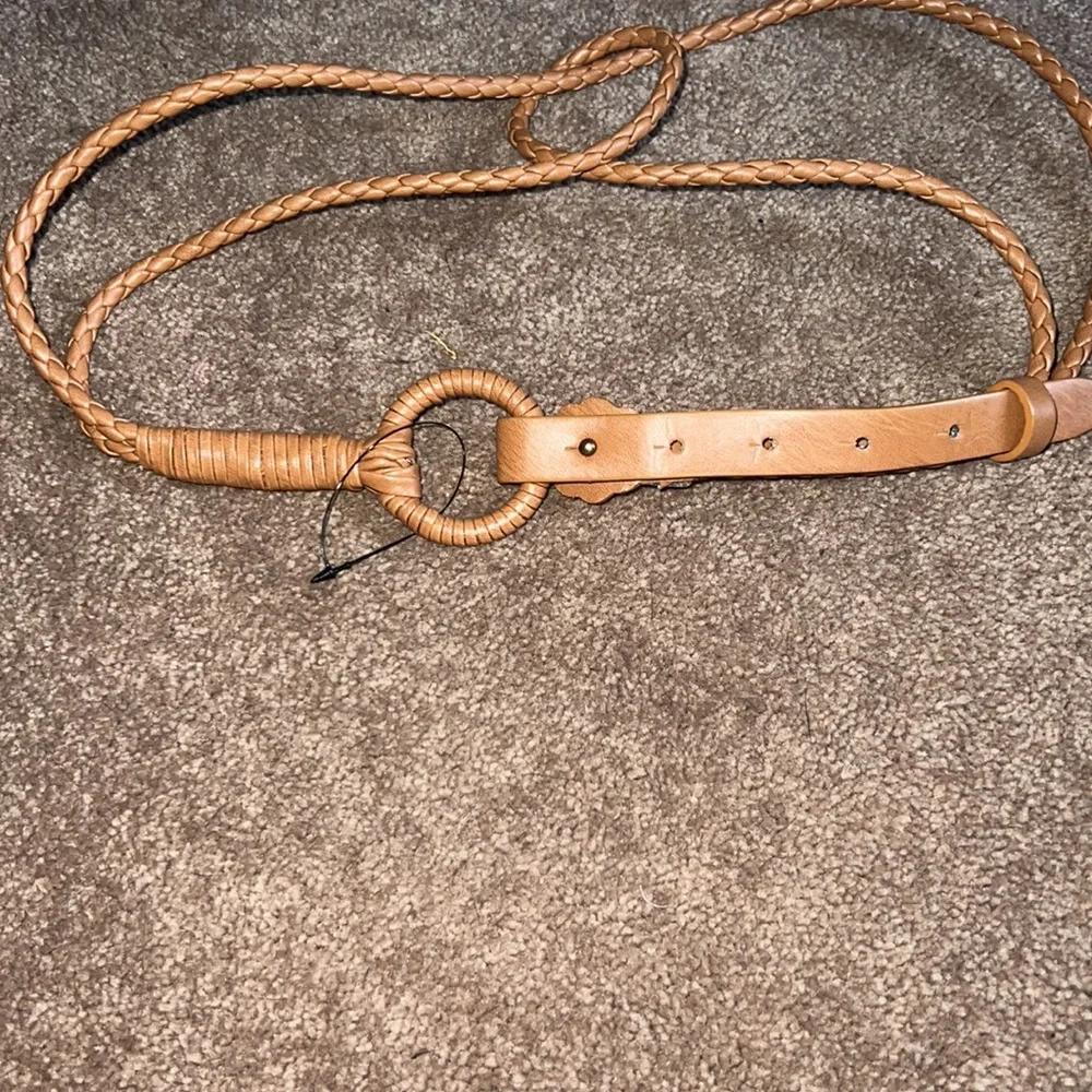 Girls size small brown belt